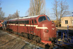 MY 115 im Norwegen Look, abgestellt im Bw Haldensleben
