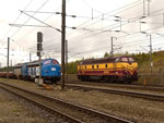 CFL 1805 neben der EIVEL V 170 1151 und 170 1125 am 14.10.2004 in Luxembourg Triage