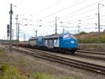 V170 1151 und V 170 1125 bei der Ankunft in Luxembourg-Triage.