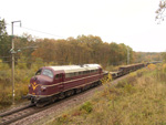 V 170 1143 mit dem Umbauzug am 28.10.2004 bei der Arbeit