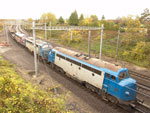 V170 1138, V 170 1131 und V 170 1143 am 29.10.2004 in Fenntange