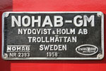 Lokschild der MY 1142