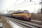 Lok 1603 am 27.11.1993 mit Zug 5846 in Hollerich