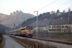 Lok 1603 am 24.02.1991 mit Zug 1732 in Michelau