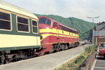 Lok 1602 am 24.05.1990 mit Zug 1732 in Kautenbach