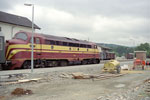 Lok 1604 am 03.06.1990 mit Zug 1732 in Wilwerwiltz