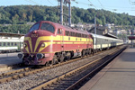 Lok 1602 am 25.09.1992 mit Zug 1769 in Dommeldange