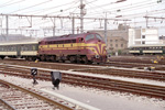 Lok 1604 am 11.09.1992 mit Zug 5861 in Luxembourg