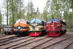 TAGAB TMY 106, NSB Di3 602 und NSB Di 3 616