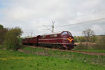 DSB MX 1001 mit Sonderzug nrdlich von Frslv