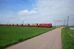 T42 205 am 14.05.2010 Fotosonderzug kurz hinter ngelholm. Am Zugschluss 2 Tb von InfraNord