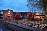 Night shooting mit T 43 222, T41 204, T42 205 und T43 239