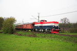 IBAB T43 222 am 15.05.2010 mit Sonderzug nrdlich von Frslv